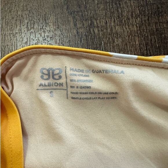 Albion Fit Isla Ruched Waisted Swim Bottoms Size Small - Picture 4 of 8